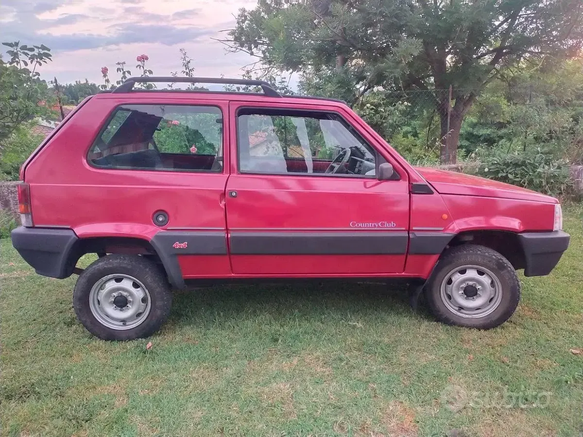 Usata Fiat Panda 4x4 Club 54 CV (39 kW) 1997 Rosso Utilitaria