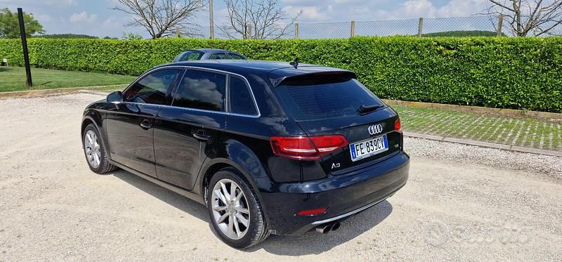 Usata Audi A3 Ambiente 150 CV (110 kW) 2016 Nero Berlina