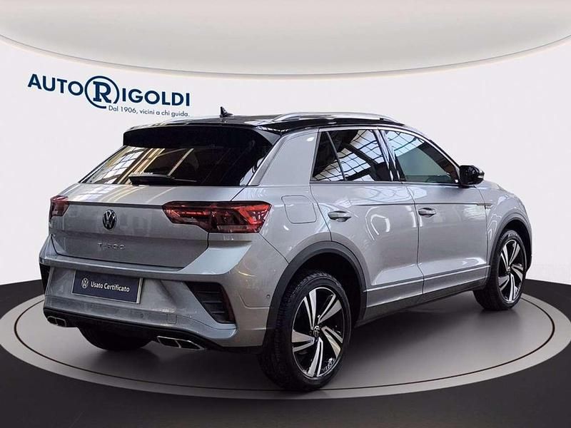 Usata VW T-Roc R-line 150 CV (110 kW) 2023 Pyrit silver metallizzato nero SUV