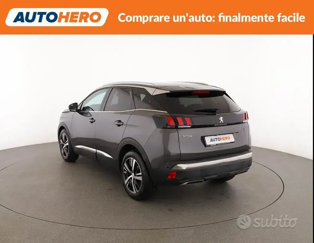 Usata Peugeot 3008 131 CV (96 kW) 2018 Grigio SUV