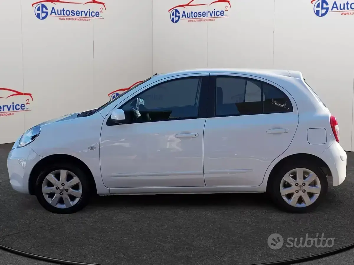 Usata Nissan Micra Tekna 80 CV (58 kW) 2011 Bianco Utilitaria