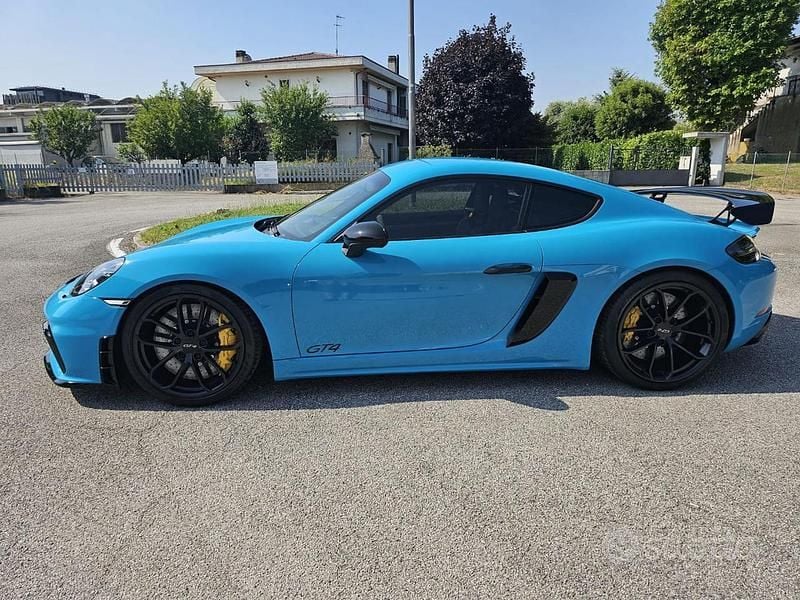 Usata Porsche 718 Cayman GT4 420 CV (308 kW) 2019 Blu/azzurro Coupé