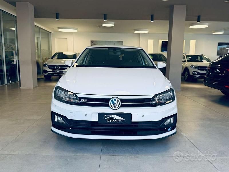 Usata VW Polo R-line 80 CV (58 kW) 2020 Bianco Utilitaria