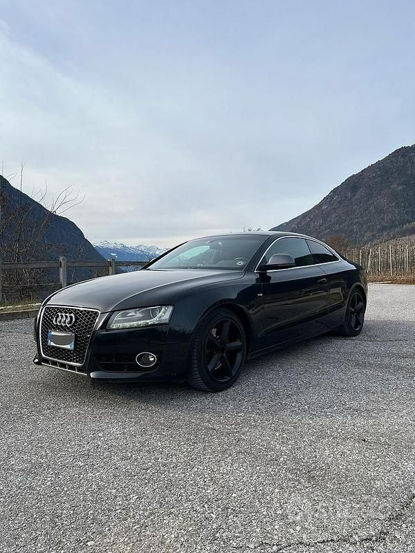 Usata Audi A5 S-Line 190 CV (139 kW) 2009 Nero Coupé