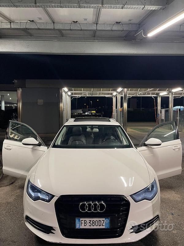 Usata Audi A6 177 CV (130 kW) 2015 Bianco Station wagon