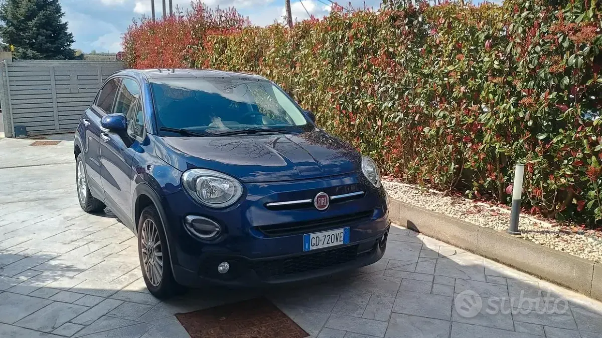 Usata Fiat 500X 130 CV (95 kW) 2021 Blu SUV
