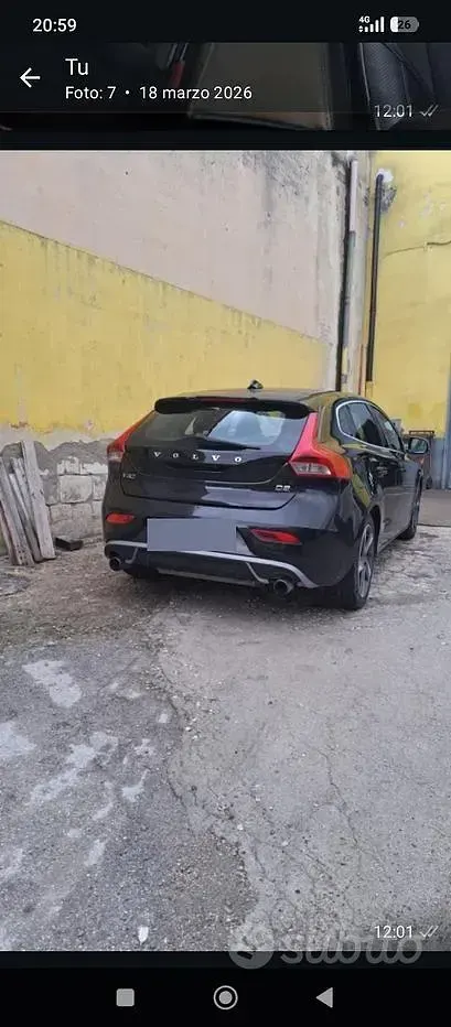 Usata Volvo V40 2014 Nero Berlina
