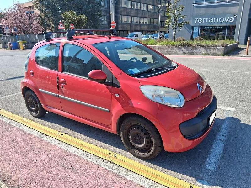 Usata Citroën C1 68 CV (50 kW) 2007 Rosso Utilitaria