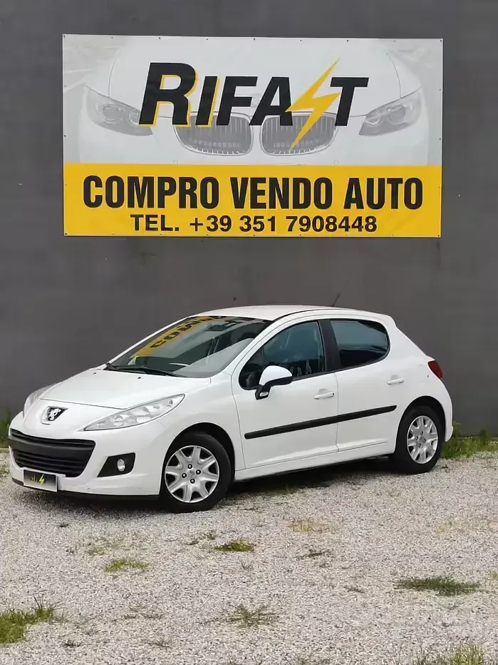 Usata Peugeot 207 70 CV (51 kW) 2009 Bianco Berlina