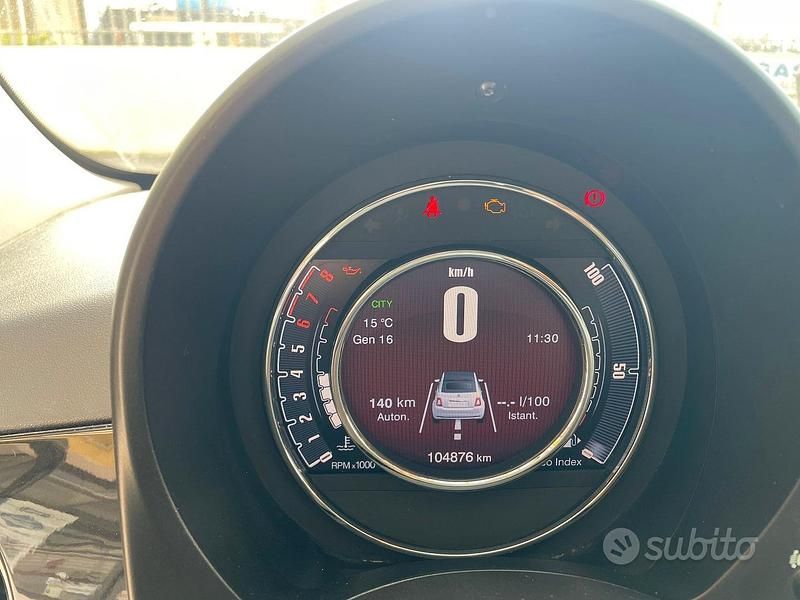 Usata Fiat 500 69 CV (50 kW) 2015 Nero Cabrio