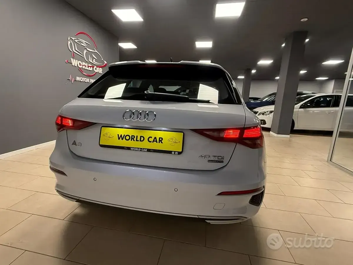 Usata Audi A3 Advanced Plus 200 CV (147 kW) 2022 Bianco Berlina