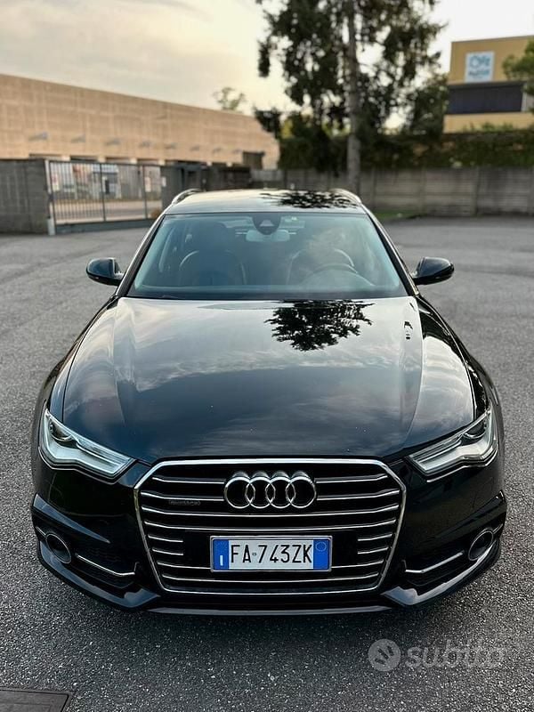 Usata Audi A6 S-Line 218 CV (160 kW) 2015 Nero Station wagon
