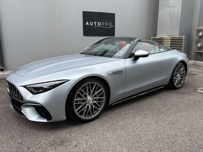 Usata Mercedes SL55 AMG AMG 476 CV (350 kW) 2024 Argento Cabrio