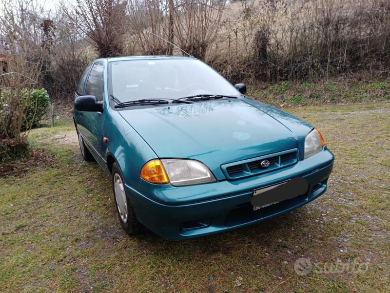 Usata Subaru Justy 68 CV (50 kW) 1997 Verde Utilitaria