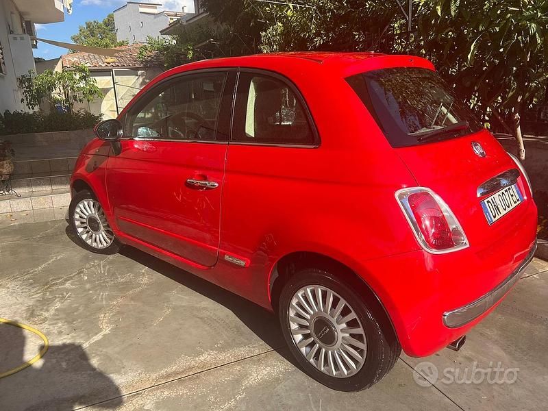 Usata Fiat 500 100 CV (73 kW) 2008 Rosso Utilitaria