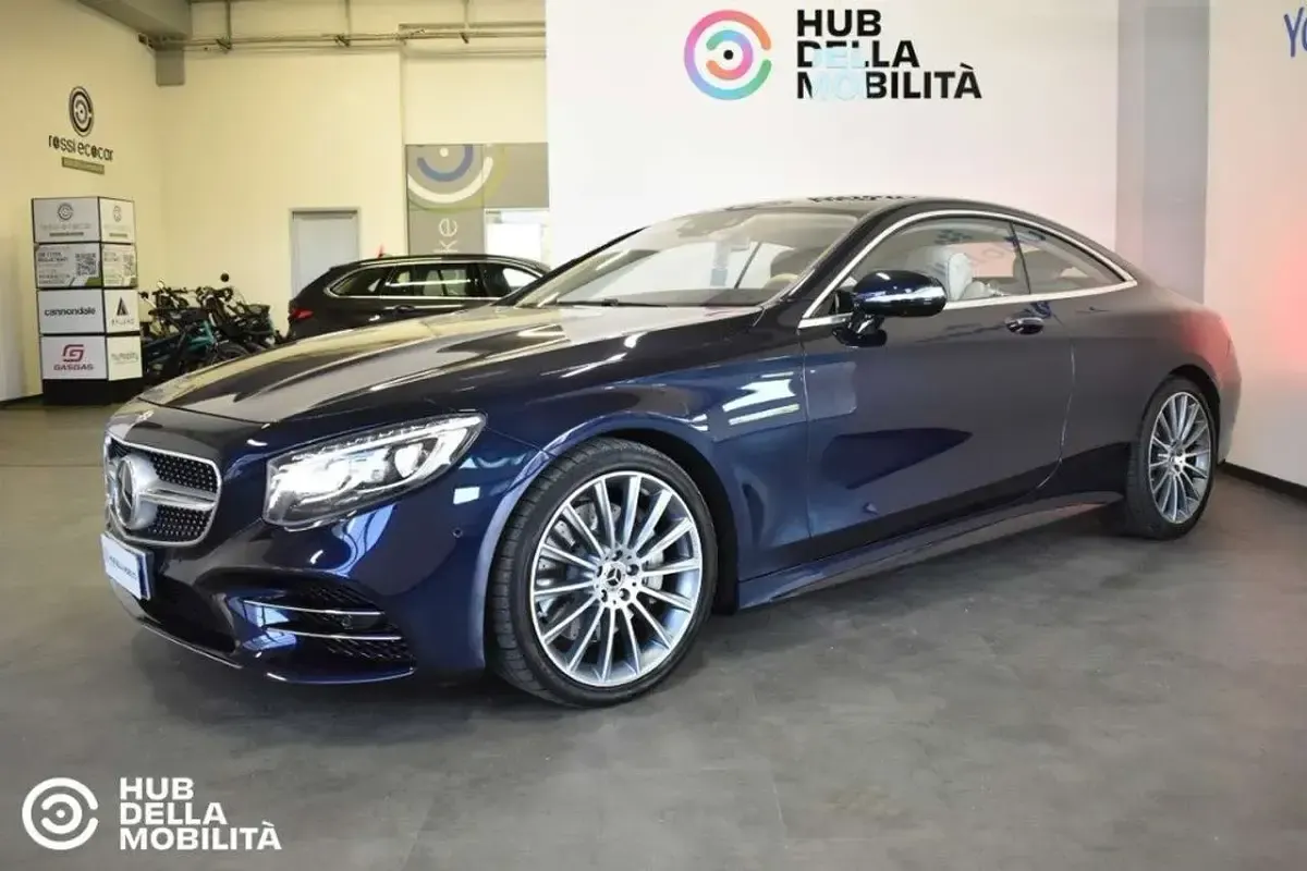 Usata Mercedes S560 Premium Plus 469 CV (344 kW) 2019 Blu Berlina