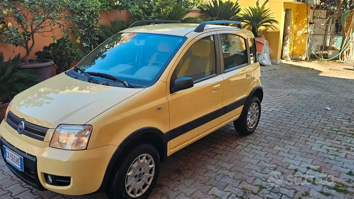Usata Fiat Panda 4x4 69 CV (50 kW) 2007 Bianco Utilitaria