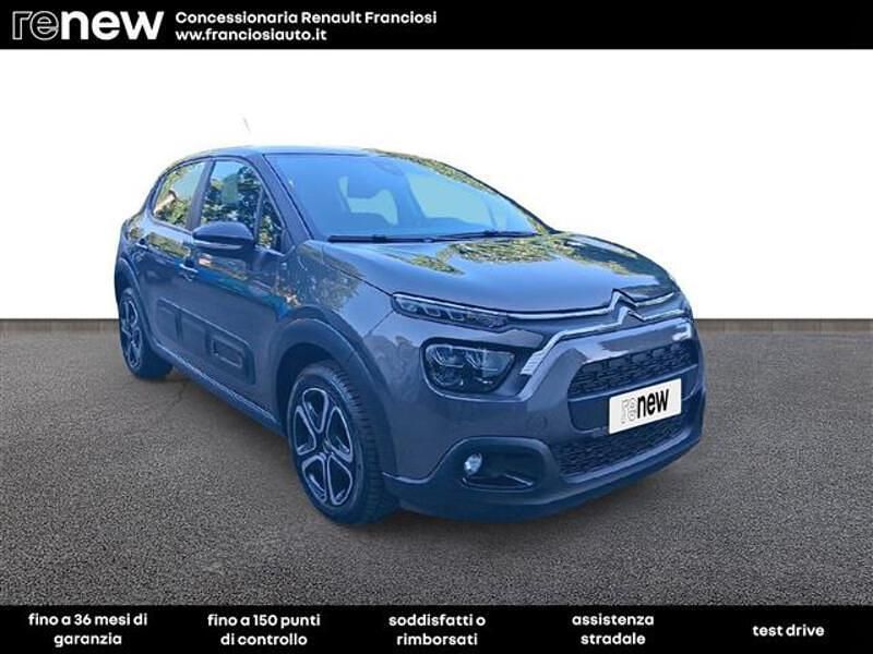 Usata Citroën C3 Shine 102 CV (75 kW) 2022 Grigio scuro Utilitaria