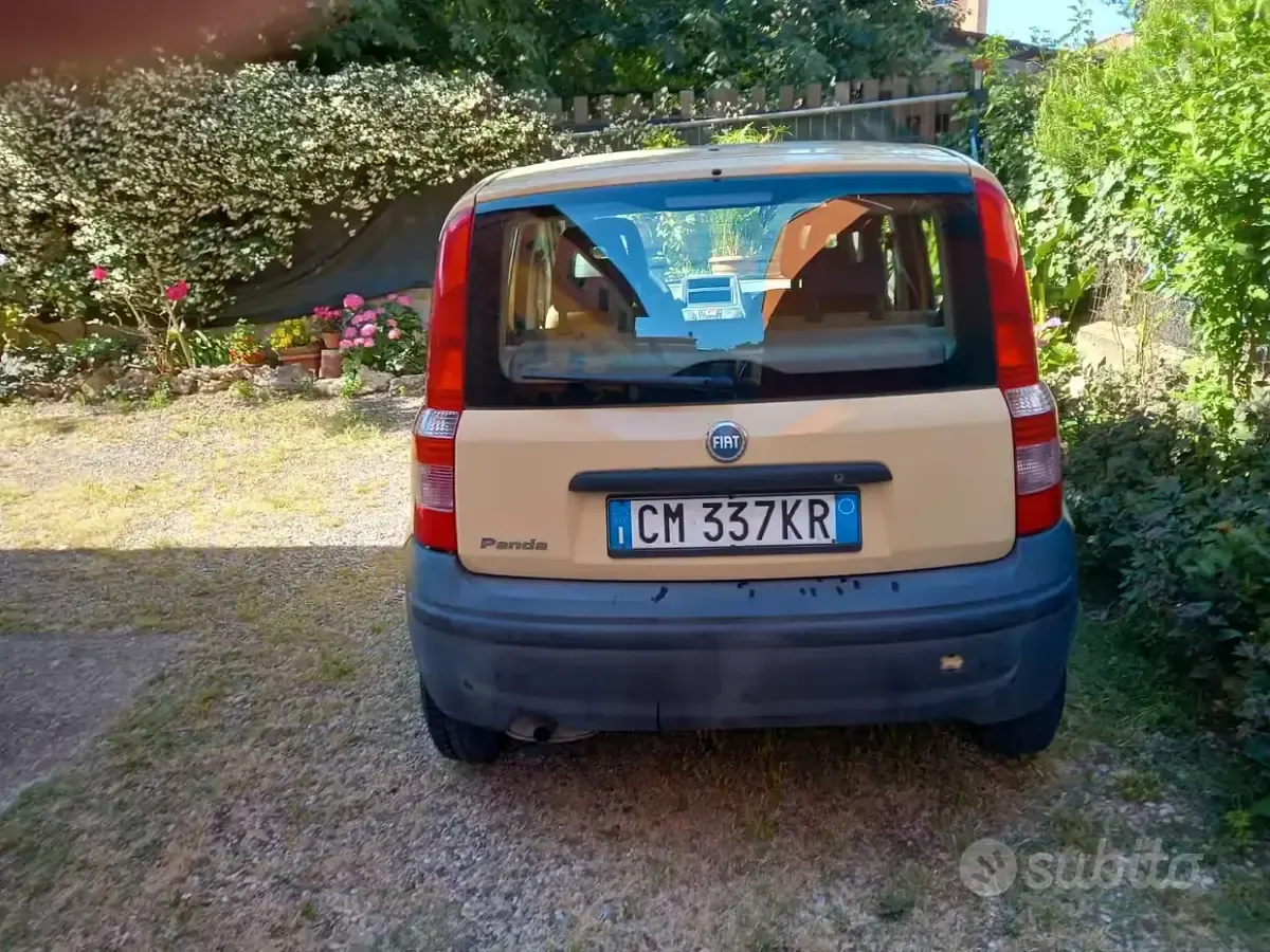 Usata Fiat Panda 54 CV (39 kW) 2004 Giallo Utilitaria