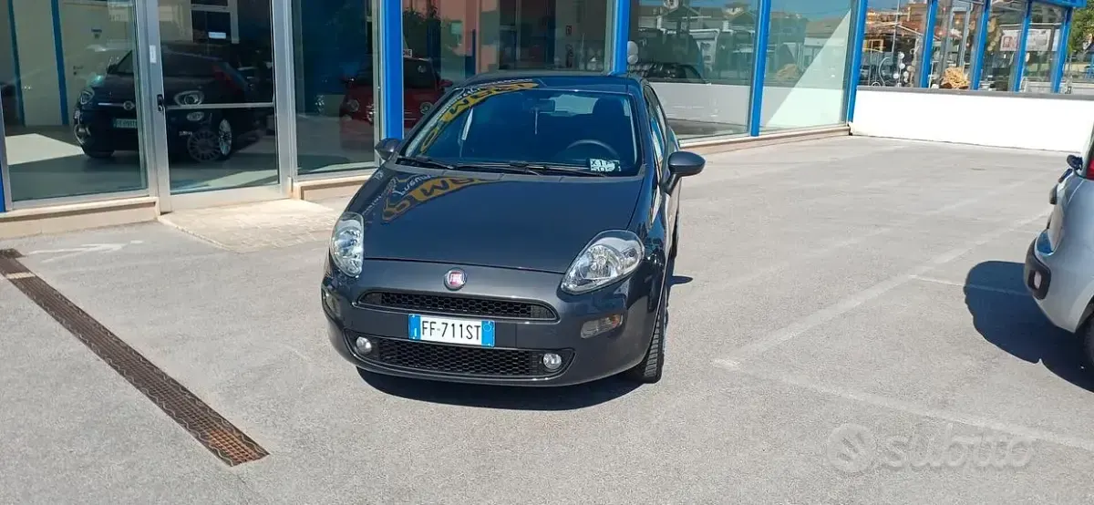 Usata Fiat Punto Lounge 69 CV (50 kW) 2016 Marrone Utilitaria