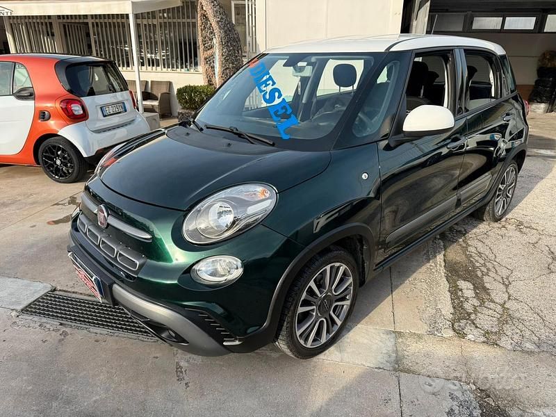 Usata Fiat 500L Cross 95 CV (69 kW) 2018 Verde Monovolume