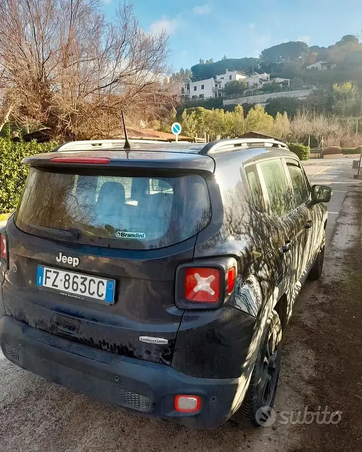 Usata Jeep Renegade Longitude 120 CV (88 kW) 2019 Nero SUV