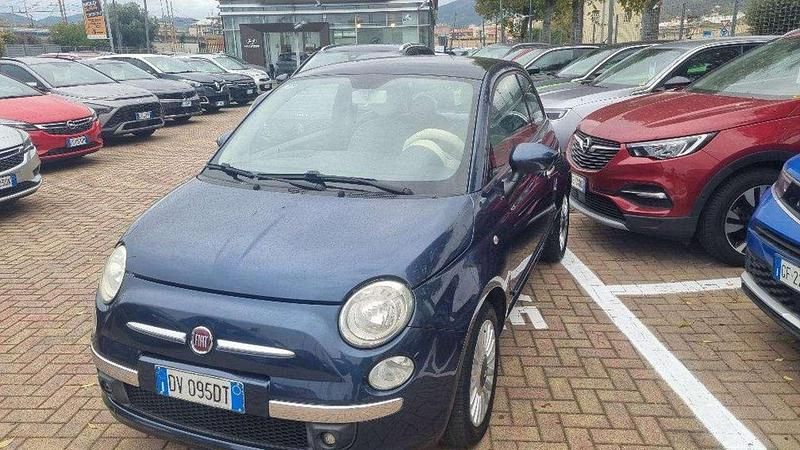 Usata Fiat 500 Lounge 69 CV (50 kW) 2009 Blu Utilitaria