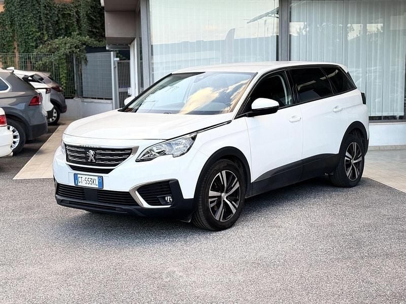 Usata Peugeot 5008 S 131 CV (96 kW) 2019 Bianco Monovolume