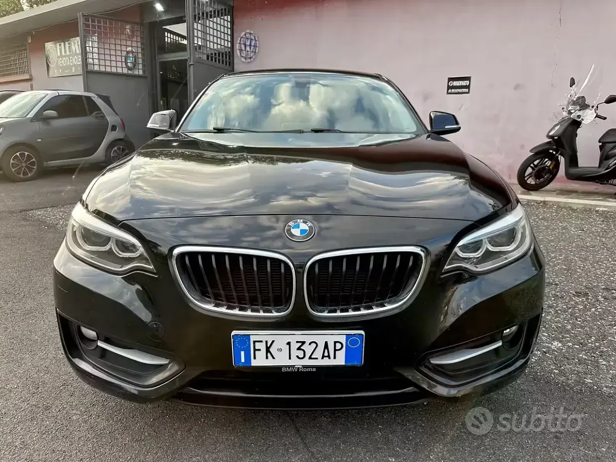 Usata BMW 218 Sport Line 150 CV (110 kW) 2017 Nero Coupé