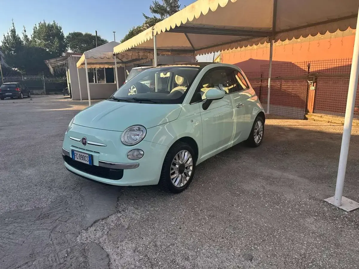 Usata Fiat 500 Lounge 95 CV (69 kW) 2015 Bianco Utilitaria