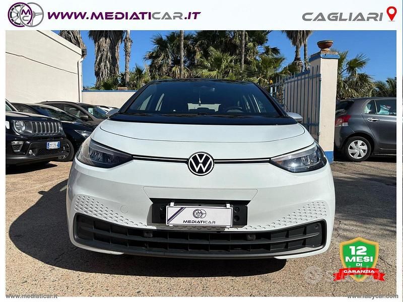 Begagnad VW ID.3 150 kW (204 HK) 2020 Vit Halvkombi