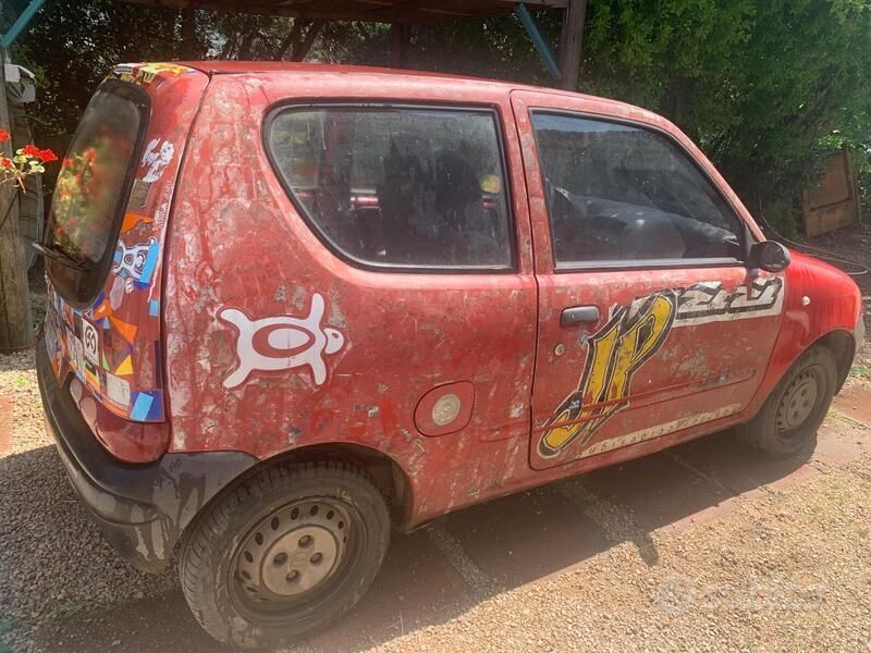 Usata Fiat Seicento 2001 Rosso Utilitaria
