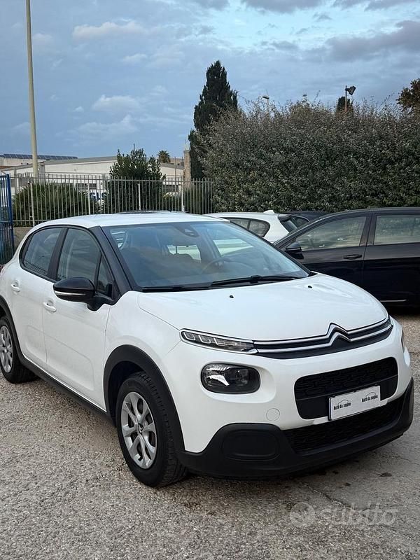 Usata Citroën C3 PureTech 82 CV (60 kW) 2019 Bianco Berlina