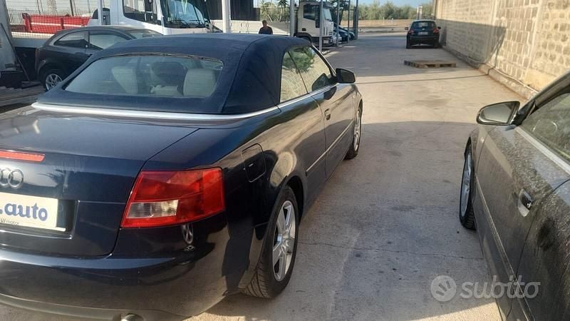 Usata Audi A4 Cabriolet 170 CV (125 kW) 2003 Blu Cabrio