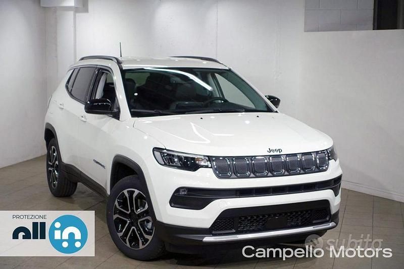 Bianco Usata 2023 Jeep Compass Limited SUV | 24.900 € (Buon prezzo) - Immagine 1/4