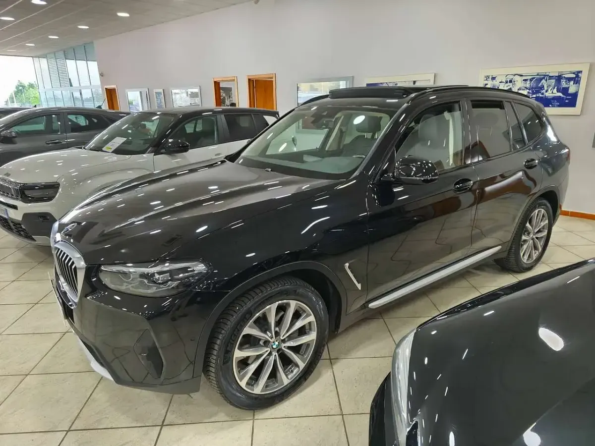 Usata BMW X3 xLine 190 CV (139 kW) 2022 Nero metallic SUV