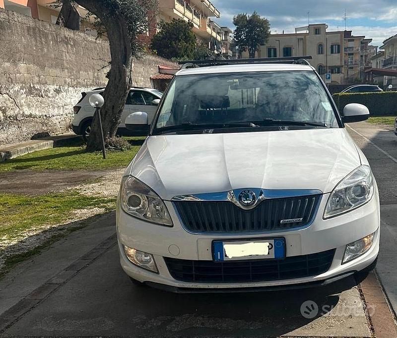 Usata Skoda Fabia GreenLine 75 CV (55 kW) 2013 Bianco Station wagon