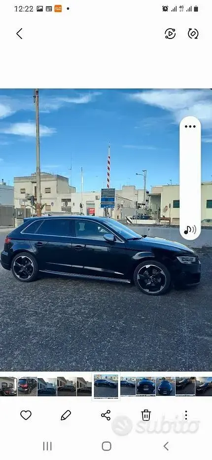 Usata Audi A3 2018 Nero Berlina