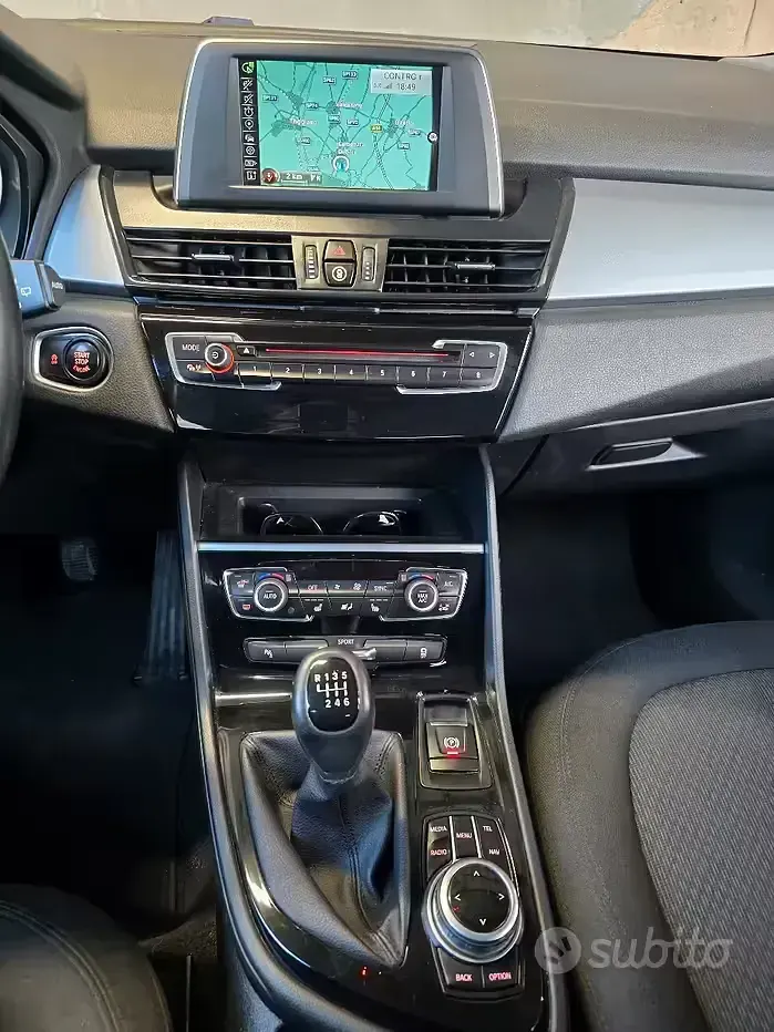 Usata BMW 218 Active Tourer 150 CV (110 kW) 2019 Blu Monovolume