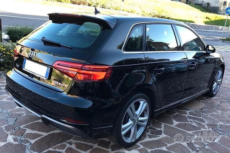 Usata Audi A3 Sport 116 CV (85 kW) 2019 Nero Berlina