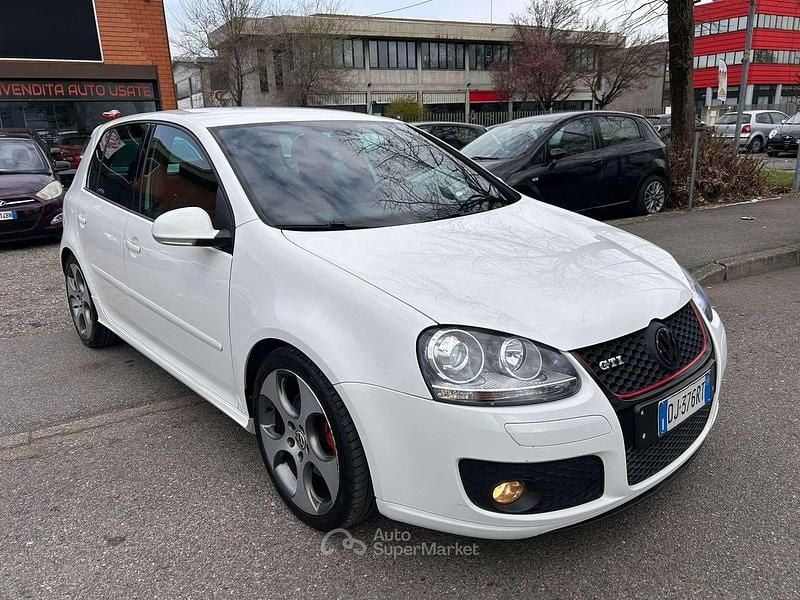 Usata VW Golf VI GTI 200 CV (147 kW) 2008 Bianco Utilitaria