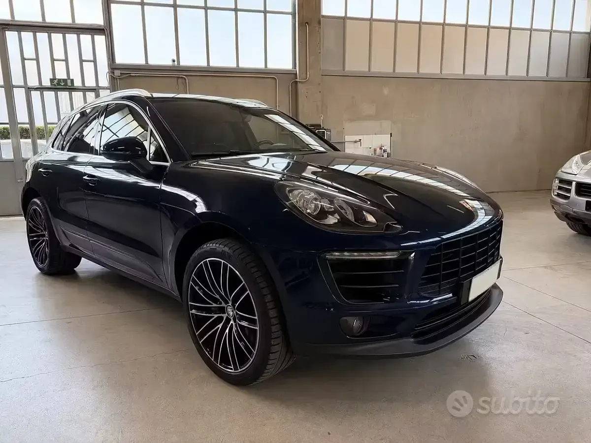 Usata Porsche Macan 250 CV (183 kW) 2016 Blu SUV