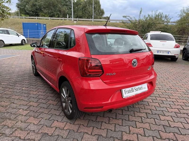 Usata VW Polo Highline 90 CV (66 kW) 2017 Rosso Berlina