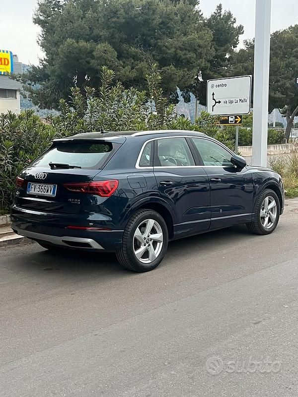 Usata Audi Q3 Advanced Plus 190 CV (139 kW) 2019 Blu SUV