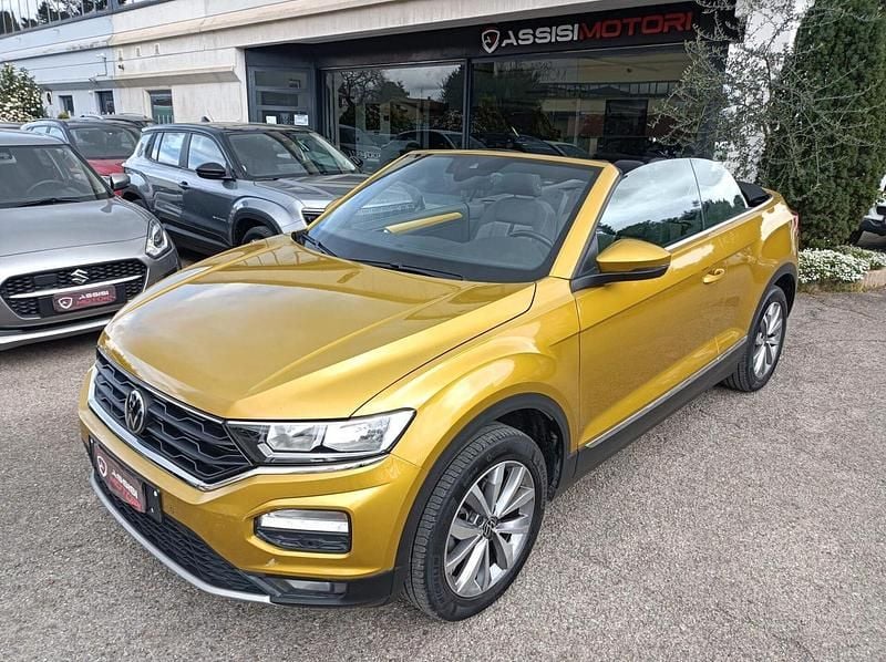 Usata VW T-Roc Cabriolet Style 116 CV (85 kW) 2020 Oro Cabrio