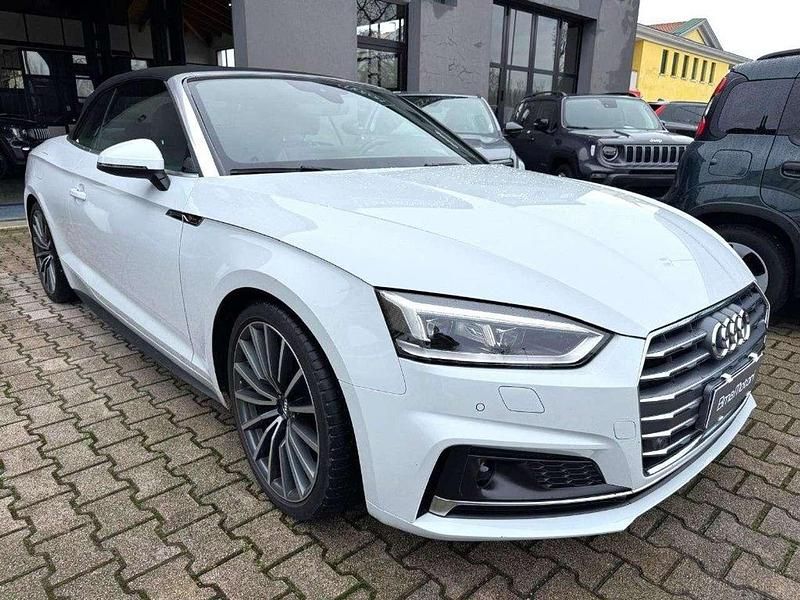 Usata Audi A5 Cabriolet S-Line 190 CV (139 kW) 2019 Bianco Cabrio