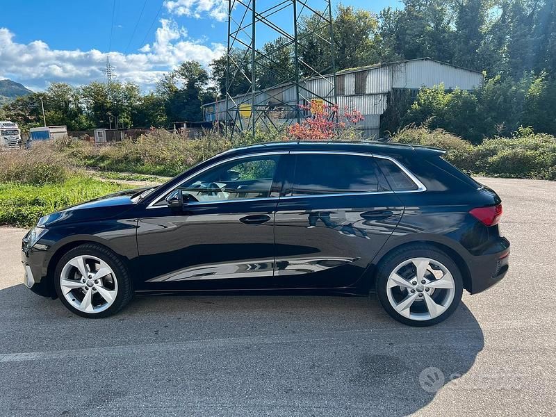 Usata Audi A3 Advanced Plus 116 CV (85 kW) 2021 Nero Berlina