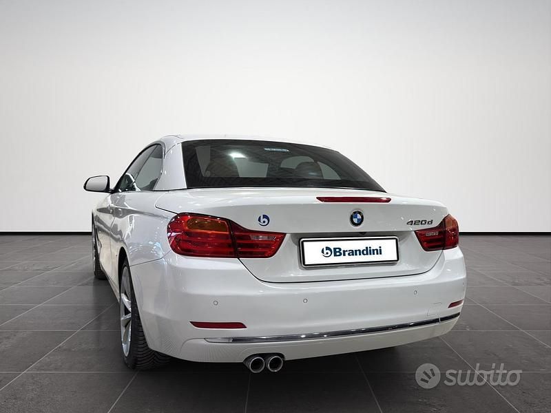 Usata BMW 420 Luxury Line 190 CV (139 kW) 2018 Bianco Cabrio