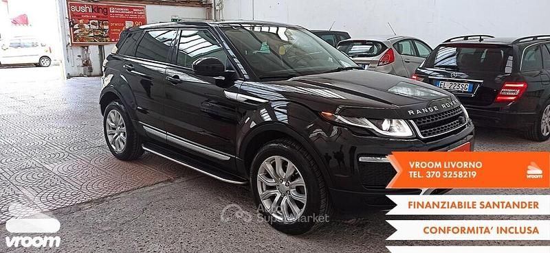Usata Land Rover Range Rover evoque Pure 150 CV (110 kW) 2018 Nero SUV