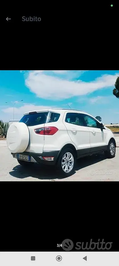 Usata Ford Ecosport 90 CV (66 kW) 2015 Bianco SUV